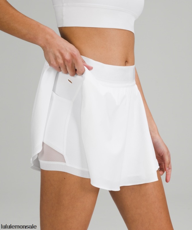 Lululemon Damen DELULU407 | Weißer Court Rival High-rise Rock